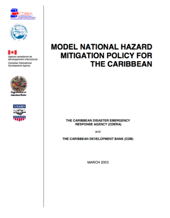 Model National Hazard Mitigation Policy For The Caribbean